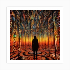 Kaleidoscope Forest 2 Art Print