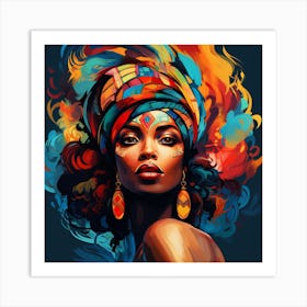 African Woman 17 Art Print