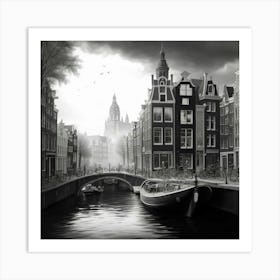 Amsterdam Canal 3 Art Print