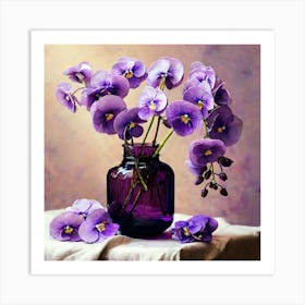 Violets 21 Art Print