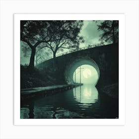 Water Under The Bridge Art Print