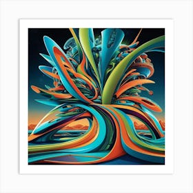 Abstract Tree Art Print