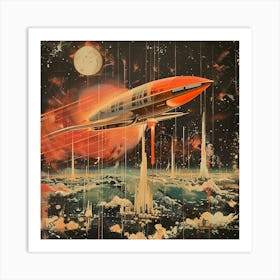 Spaceship 2 Art Print