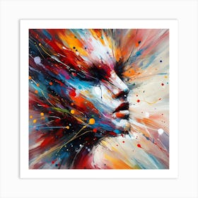 Abstract Of A Woman 6 Art Print