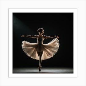 Ballerina In Tutu Art Print