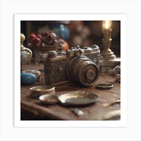 Old Camera Art Print