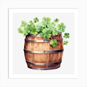 Barrel Of Shamrocks (9) Art Print