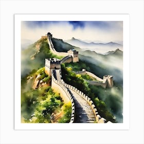 Great Wall Of China 1 Art Print