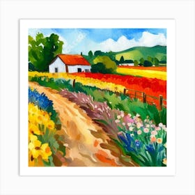 Daffodil Field Art Print