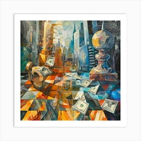 Money In The City Art Print