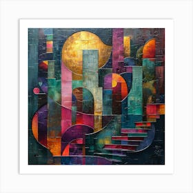 Abstract Painting 27 Art Print