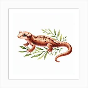 salamander 1 Art Print