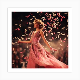 AI Taylor Swift 9 Art Print