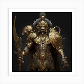 Mythical Warrior Art Print