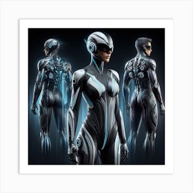 Futuristic Women 12 Art Print