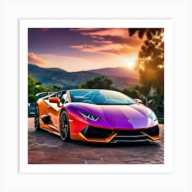 Lamborghini 11 Art Print