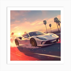 Ferrari F8 Tributo [3] Art Print