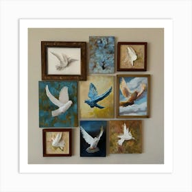 Doves Art Print