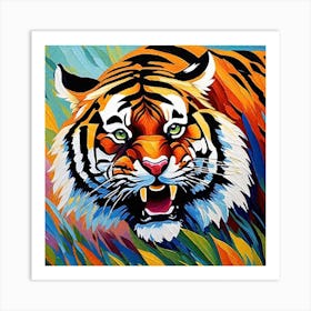 Tiger Painting 2 Art Print