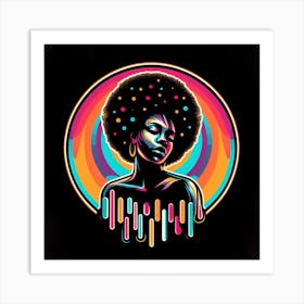 Afro - Afro Girl Art Print