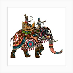 Indian Elephant 1 Art Print