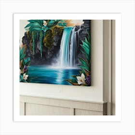 Hawaiian Waterfall Art Print