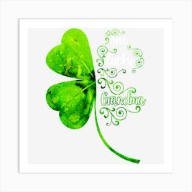 One Lucky Grandma Shamrock Grandma St Patricks Day Art Print