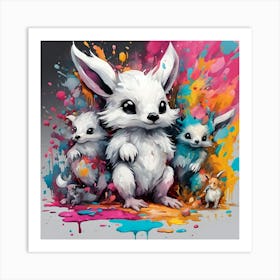 Splatter Painting 1 Art Print