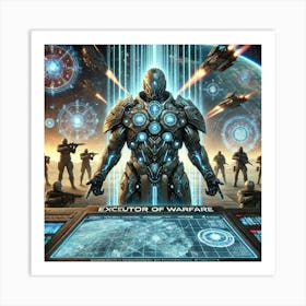 A Depiction Of An Executor Of Warfare, A High Rank Art Print