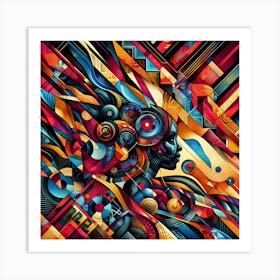 Abstract Painting 5 Art Print