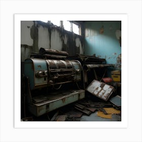 Abandoned Factory 3 Art Print