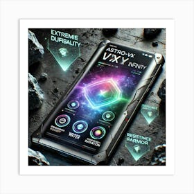 A Futuristic Smartphone, Astro Vx Infinity, Showca 4 Art Print