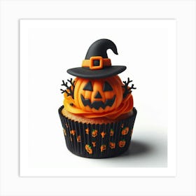 Halloween Cupcake Art Print