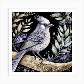 Blue Bird Art Print