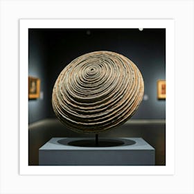 'Spiral Sphere' Art Print