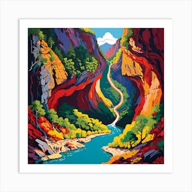 DEVILS GORGE 1 Art Print