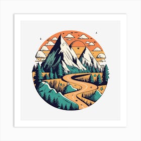 Mountain2 (1) Art Print