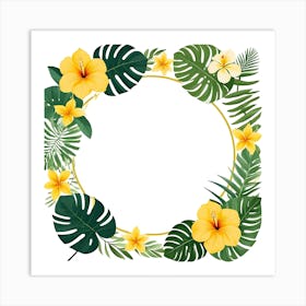 Tropical Frame 6 Art Print