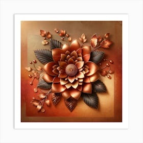 Autumn Flower Art Print