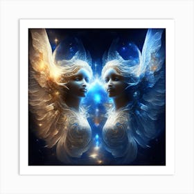 Angels Art Print