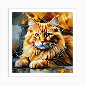 Coon Cat 2 Art Print