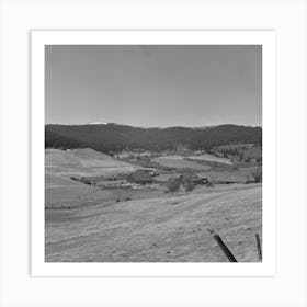 Park County, Montana Cattle Ranch By Russell Lee Art Print