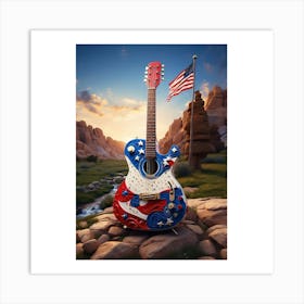 Red, White, and Blues 11 Art Print