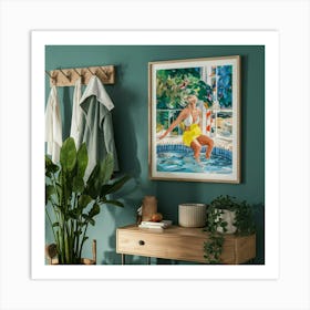 A Quick Dip Hallway Art Print Illustration Paintin Nkf76jg0shquzx2 Yd3eg Vo2z0g9prvacrecuwkljsq Art Print