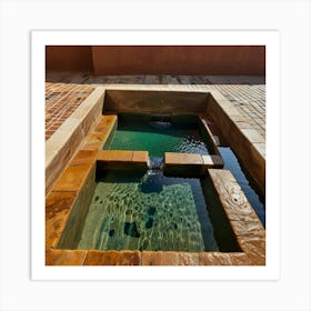 Default Moroccan Dipping Pool Art 0 Art Print