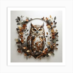 Owl(Eyes Of The Night) Art Print