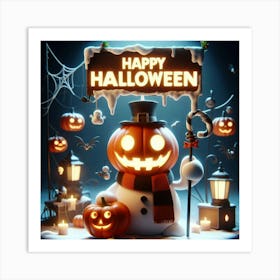 Happy Halloween 8 Art Print