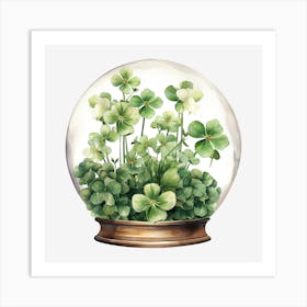 Glasshouse Clover (11) Art Print