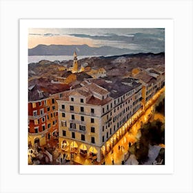 Corfu, Greece Art Print