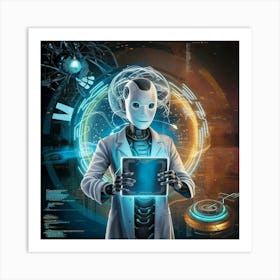 Cybernetic Sage Art Print